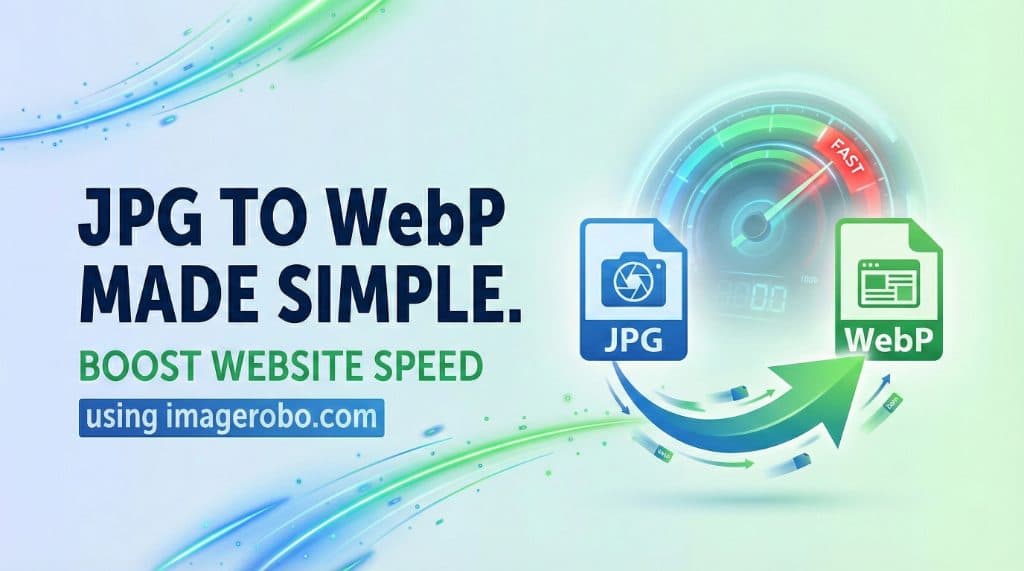 Cover image for "How to Convert JPG to WebP for Faster Websites"